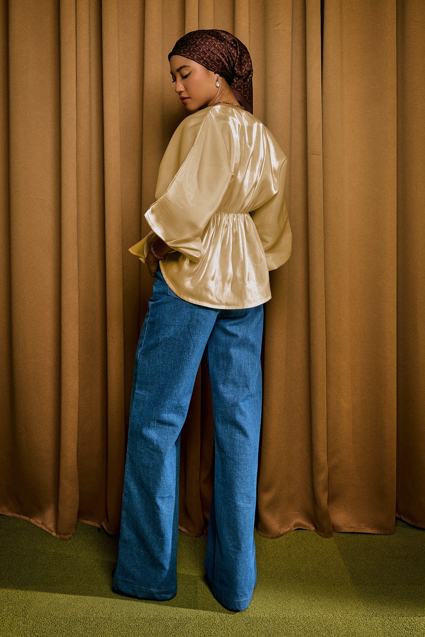 Vaness Top in Sand Beige