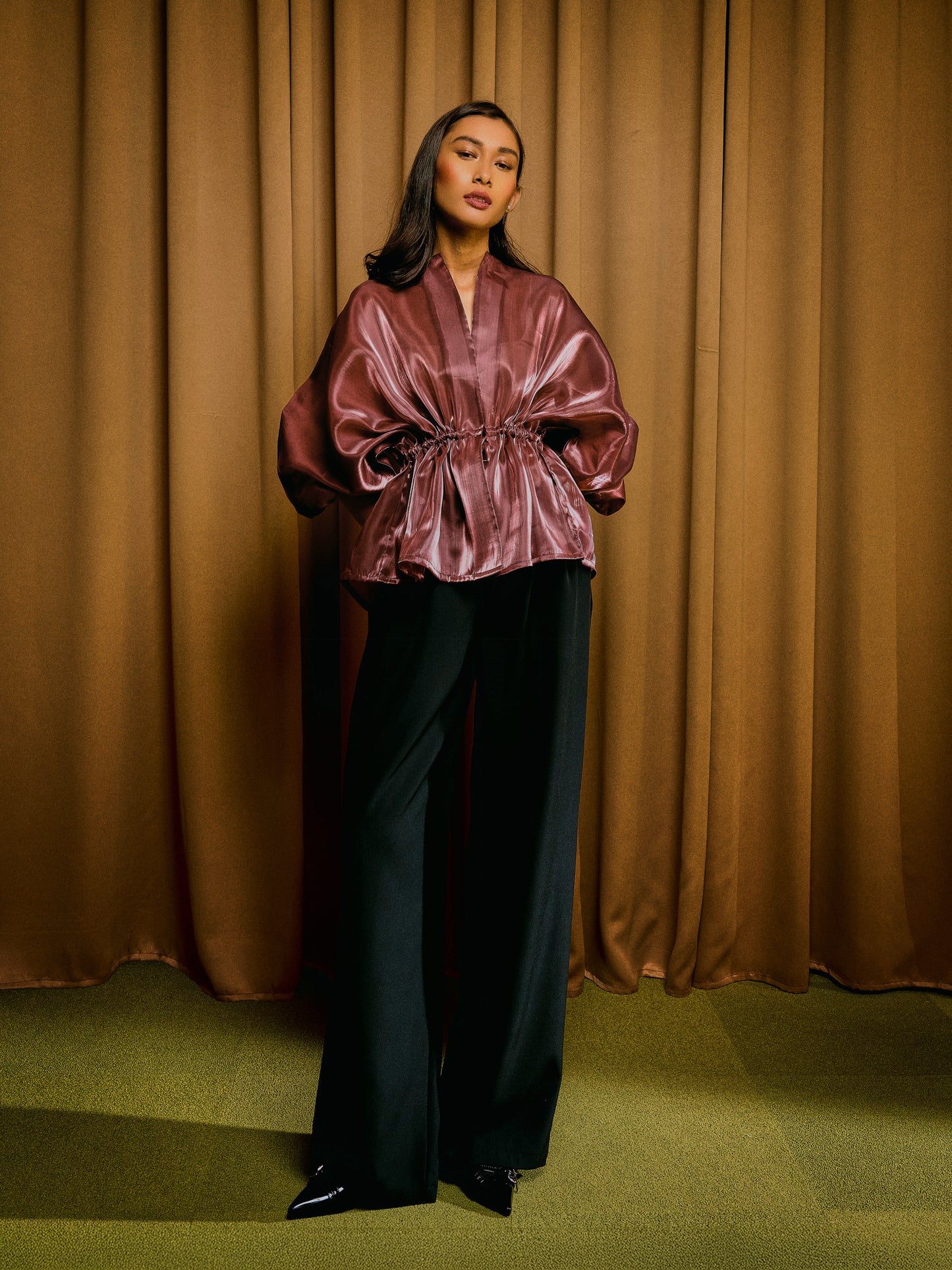 Vaness Top in Mulberry