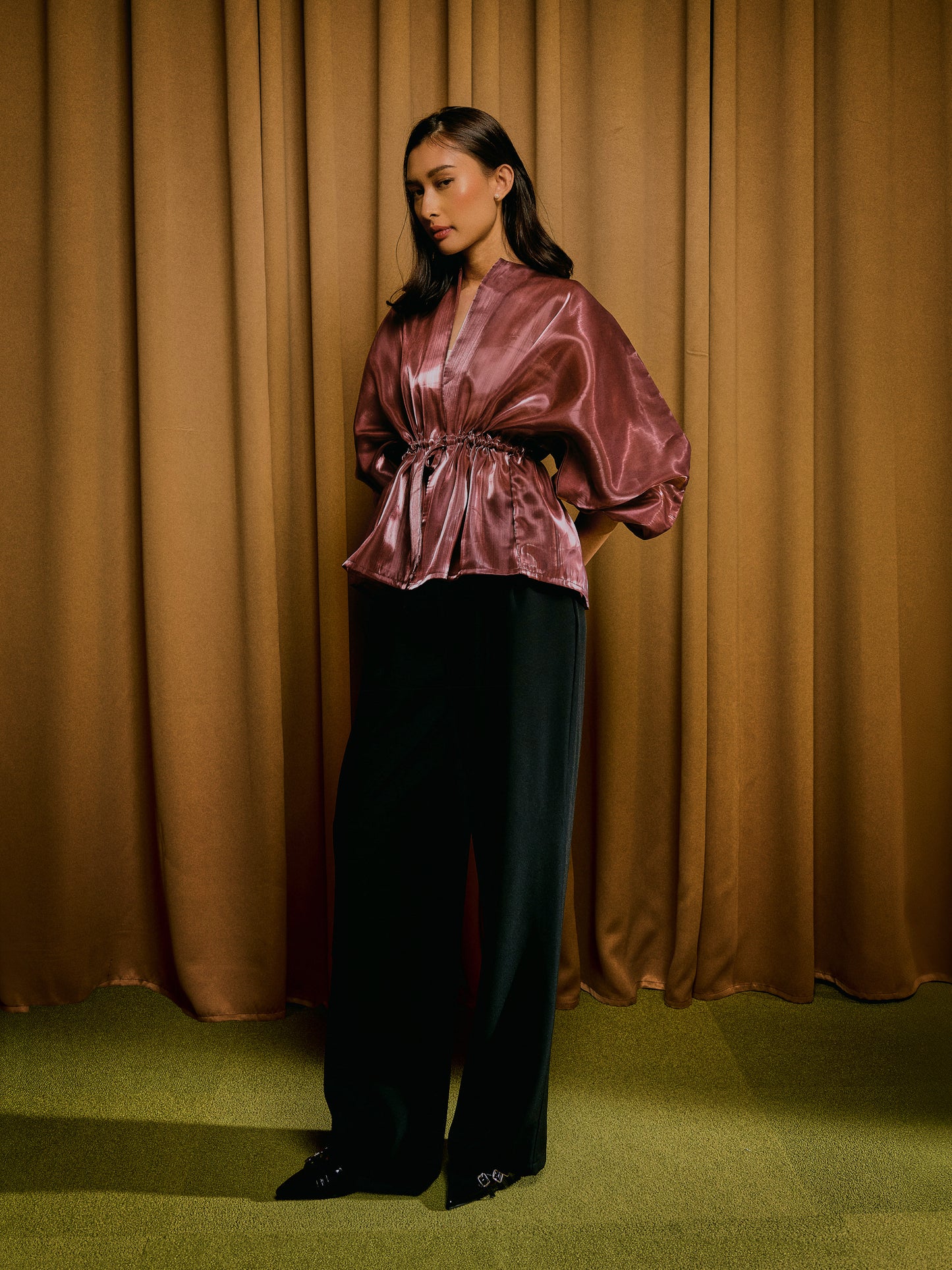 Vaness Top in Mulberry