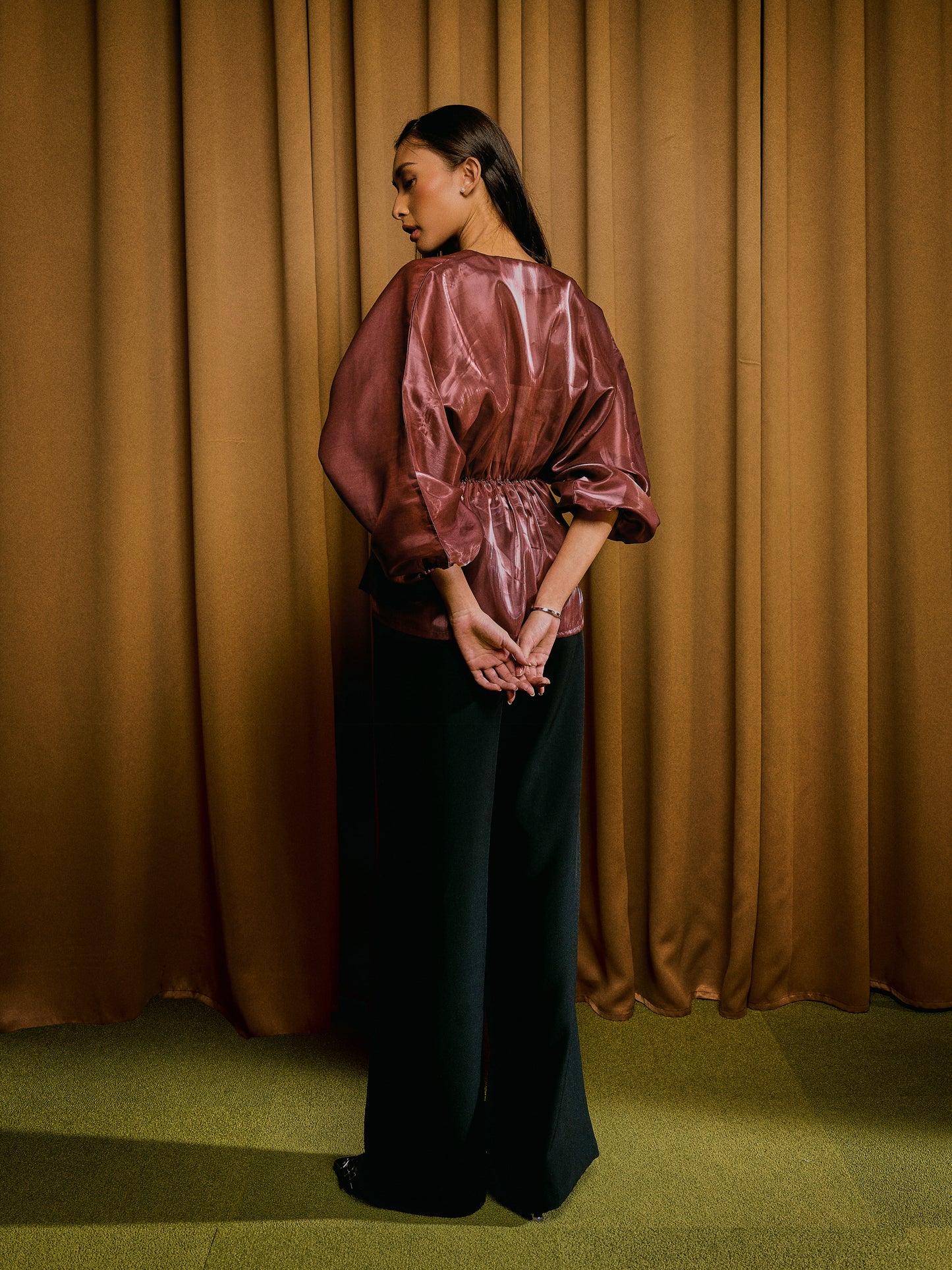 Vaness Top in Mulberry