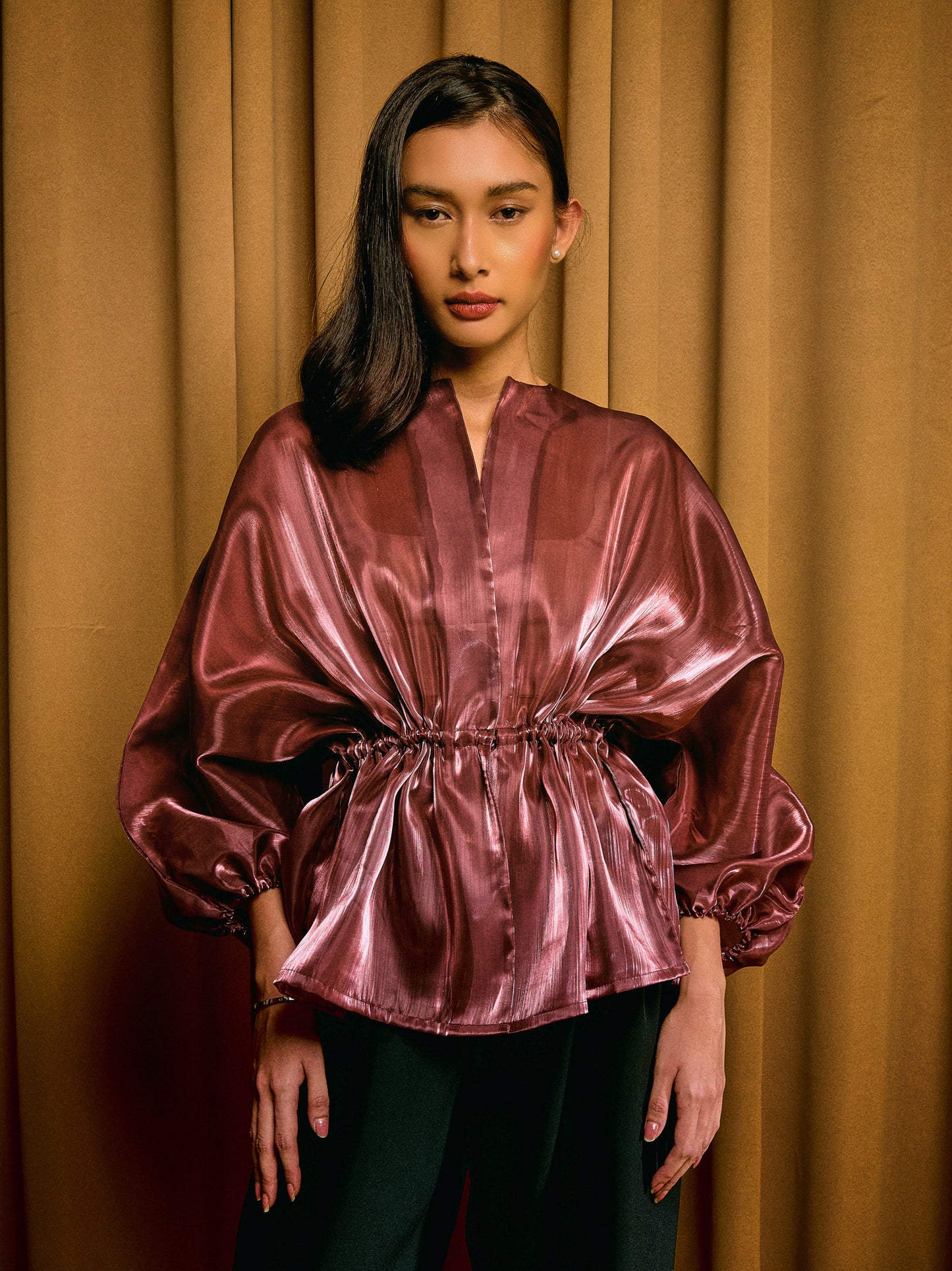 Vaness Top in Mulberry