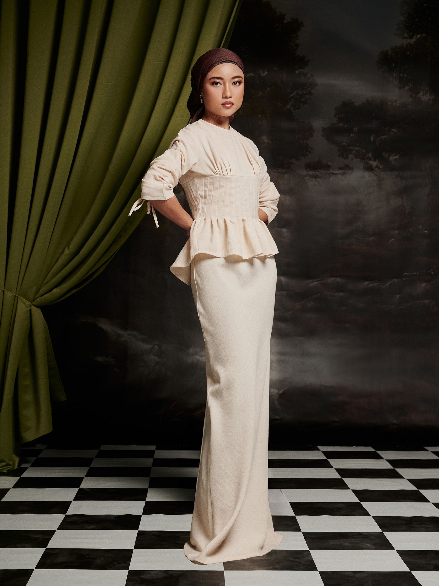 Mally Kurung in Sand Dune