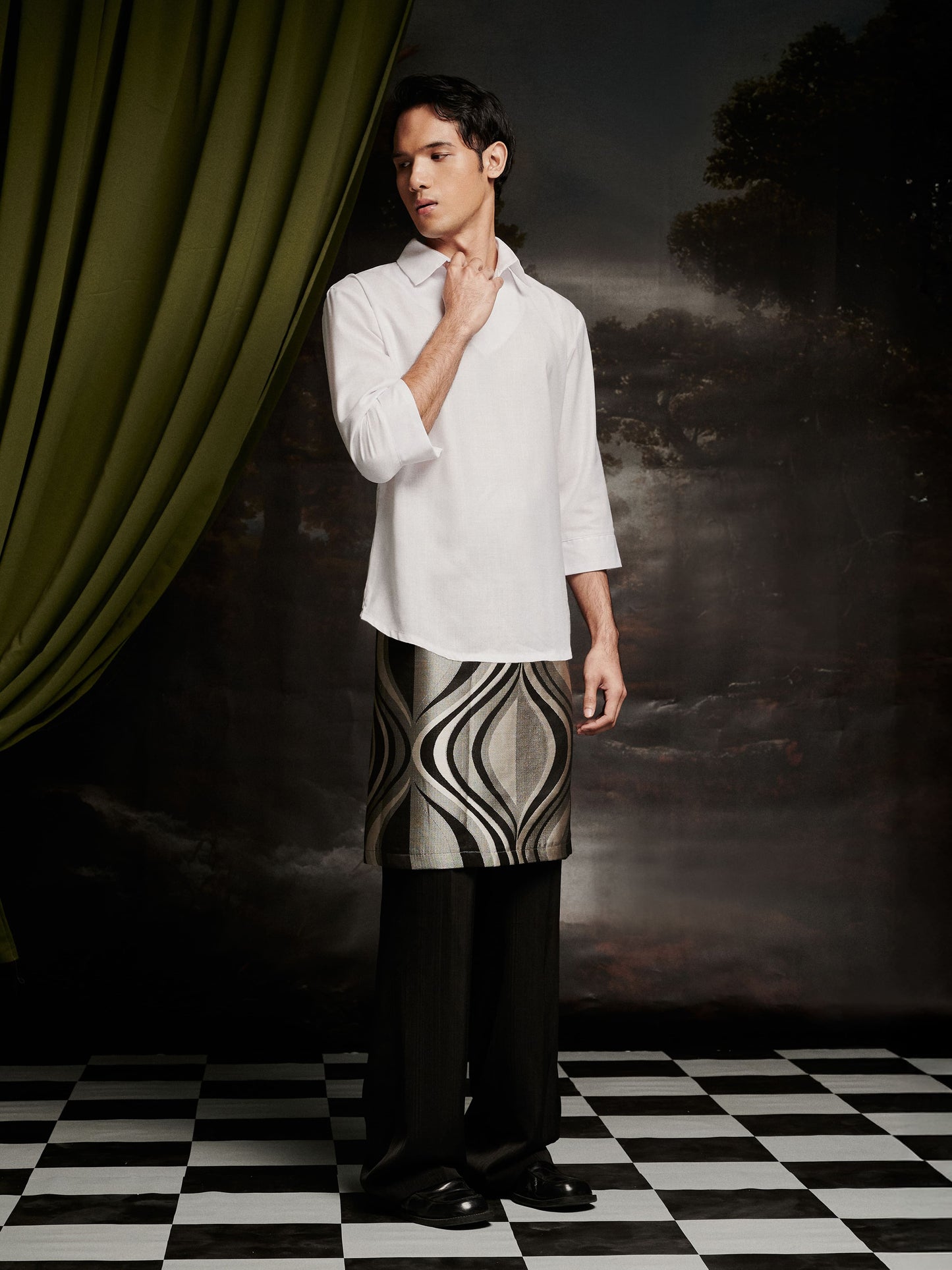 Staine Kurta Top in Off-White