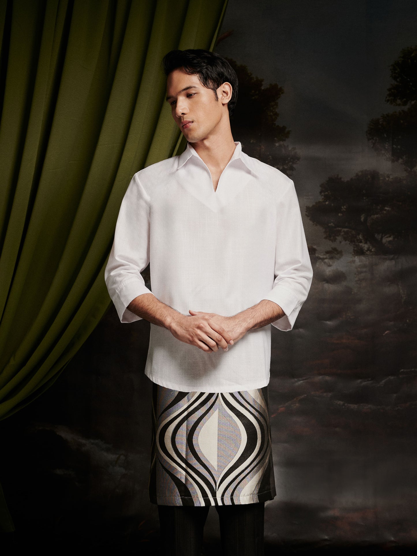 Staine Kurta Top in Off-White