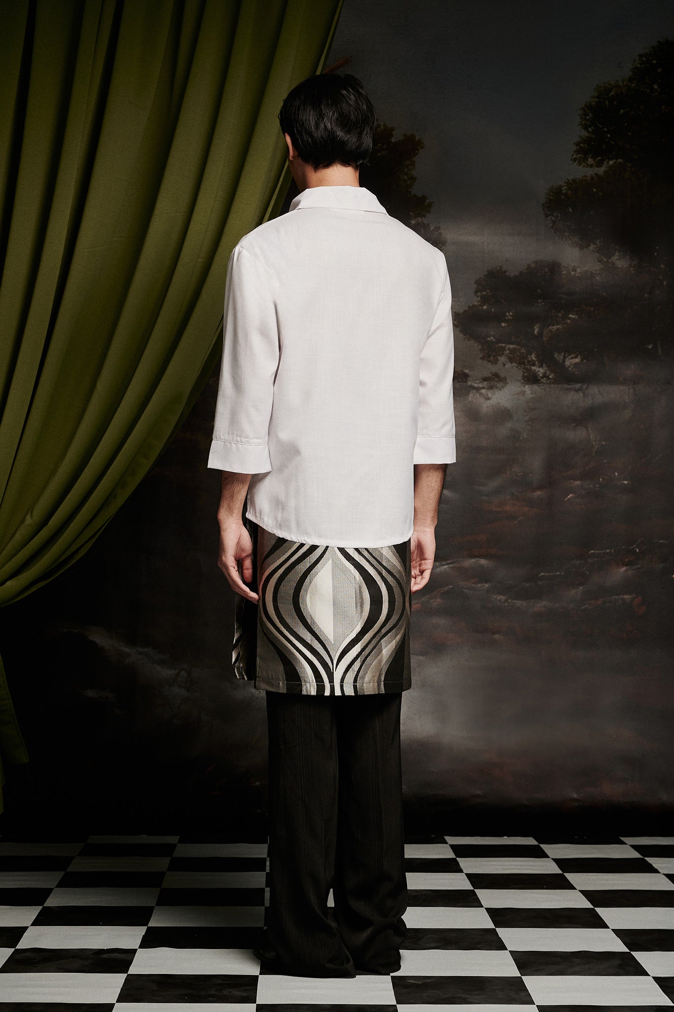 Staine Kurta Top in Off-White