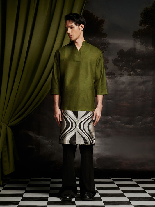 Tarrant Kurta Top in Olive