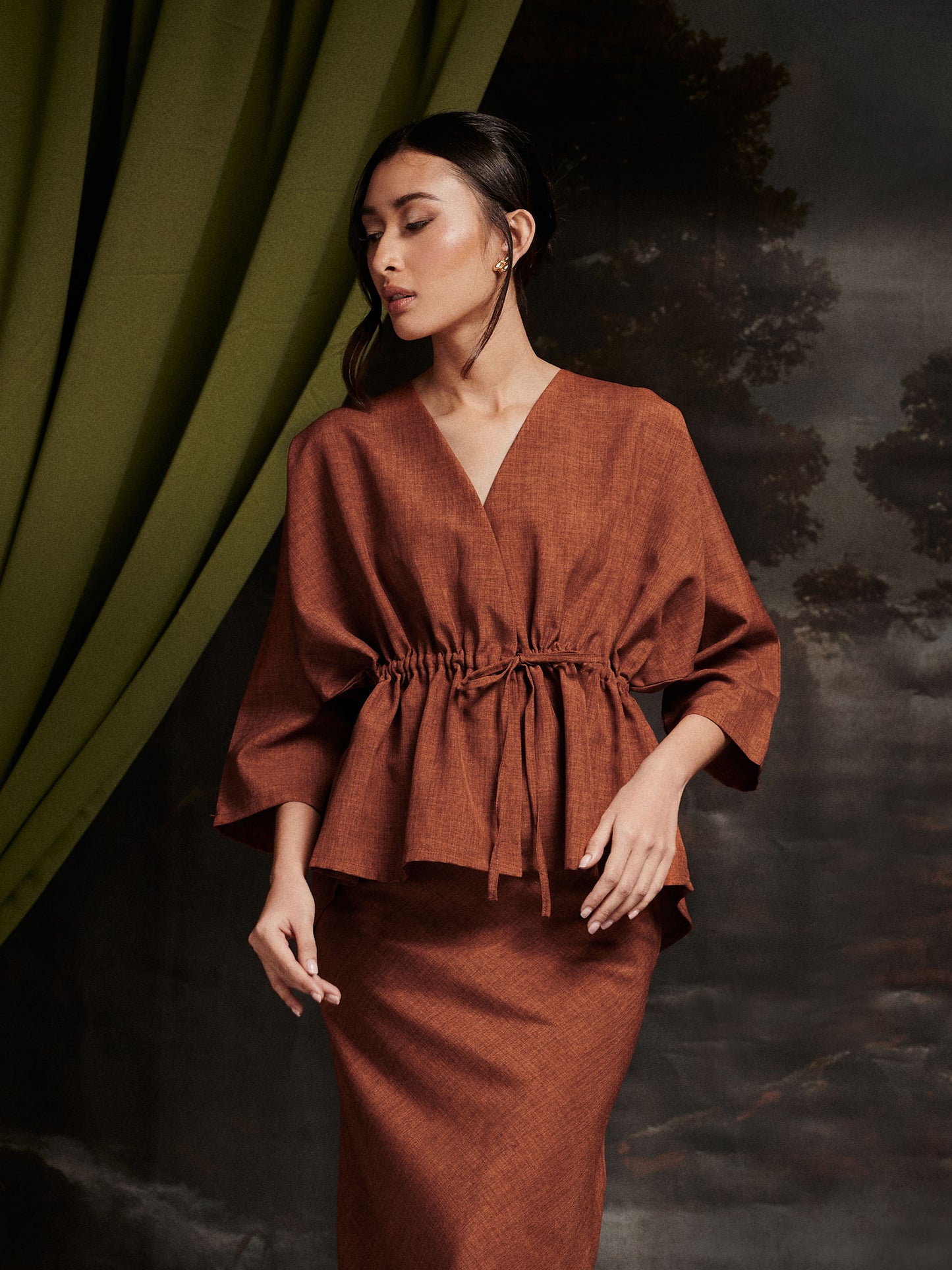 Iracabell Kurung in Rich Brown