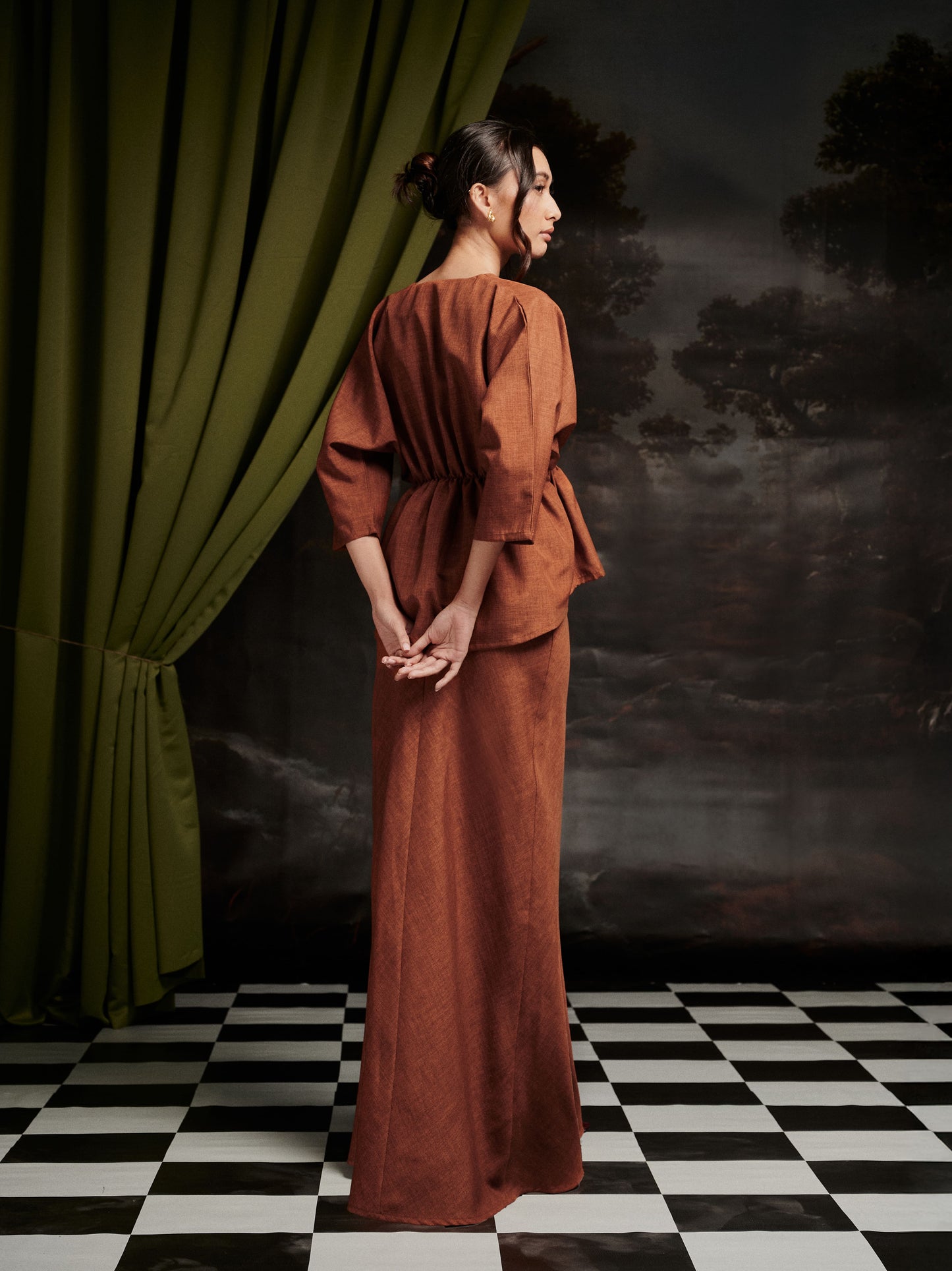 Iracabell Kurung in Rich Brown