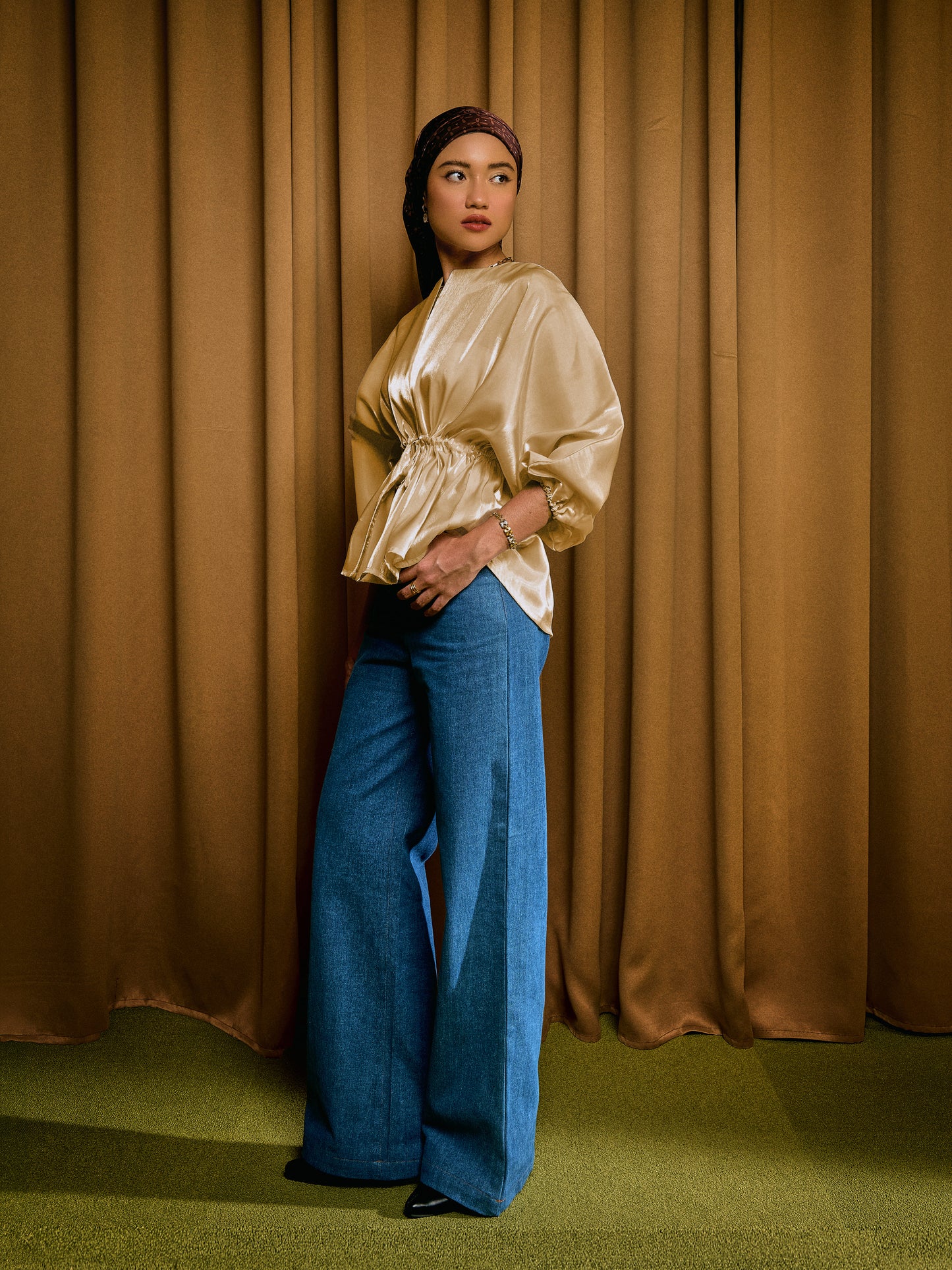 Vaness Top in Sand Beige