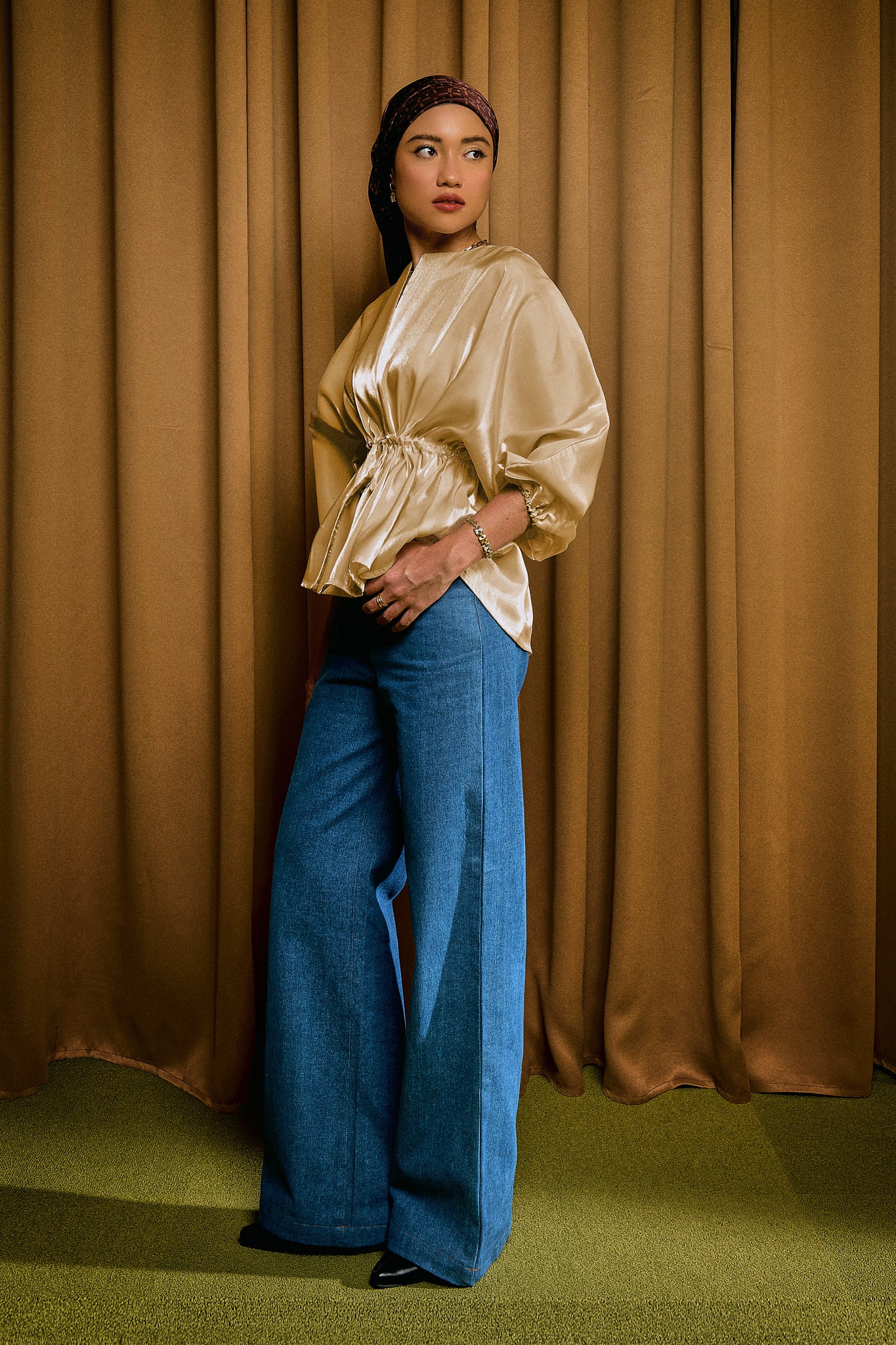 Vaness Top in Sand Beige