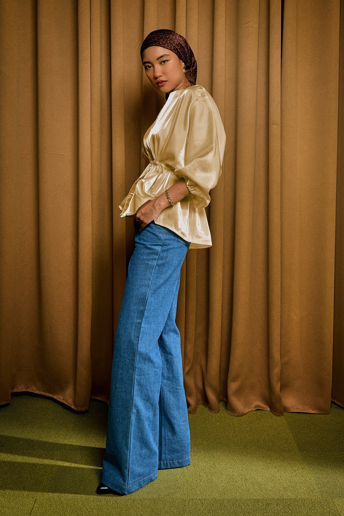 Vaness Top in Sand Beige