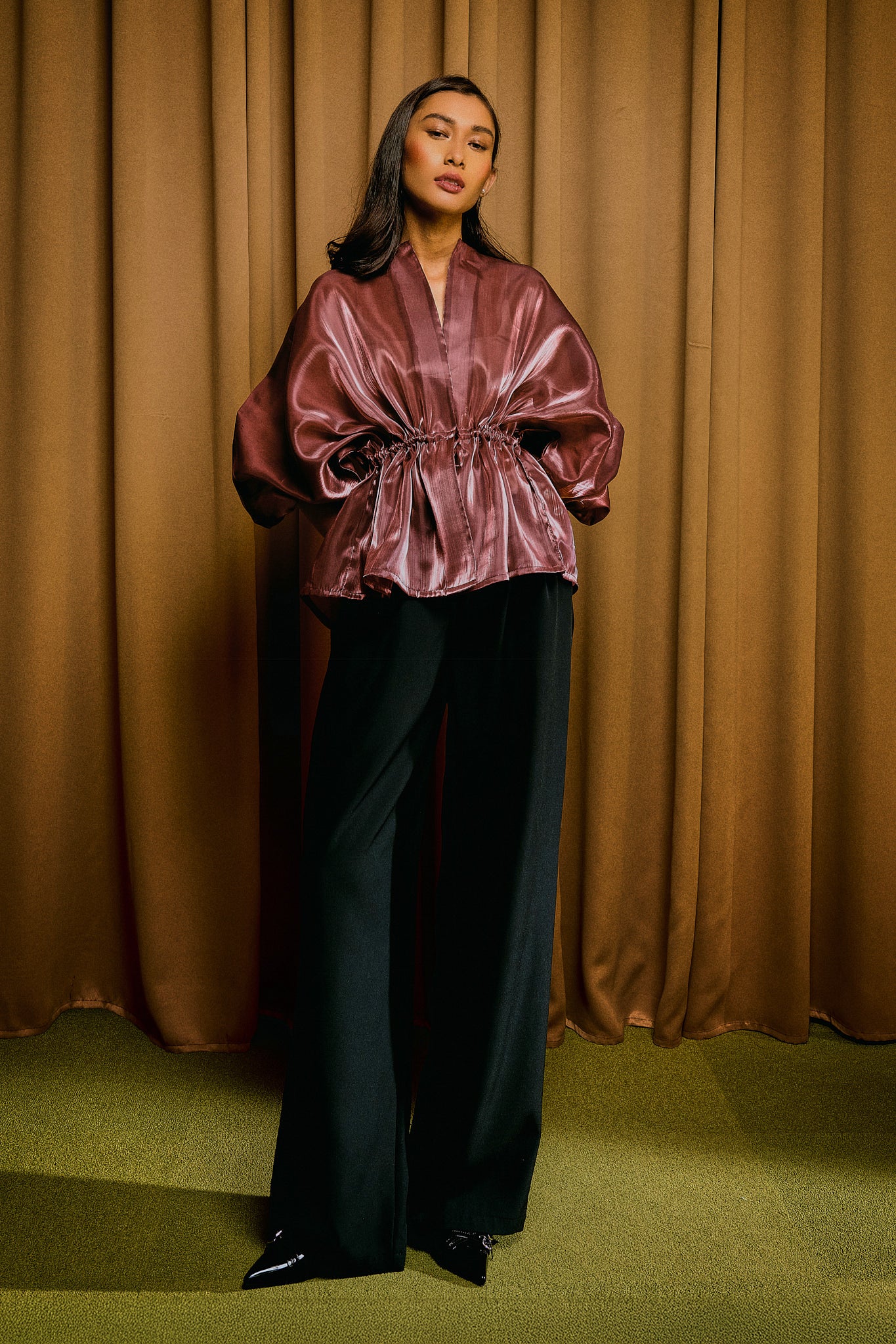 Vaness Top in Mulberry