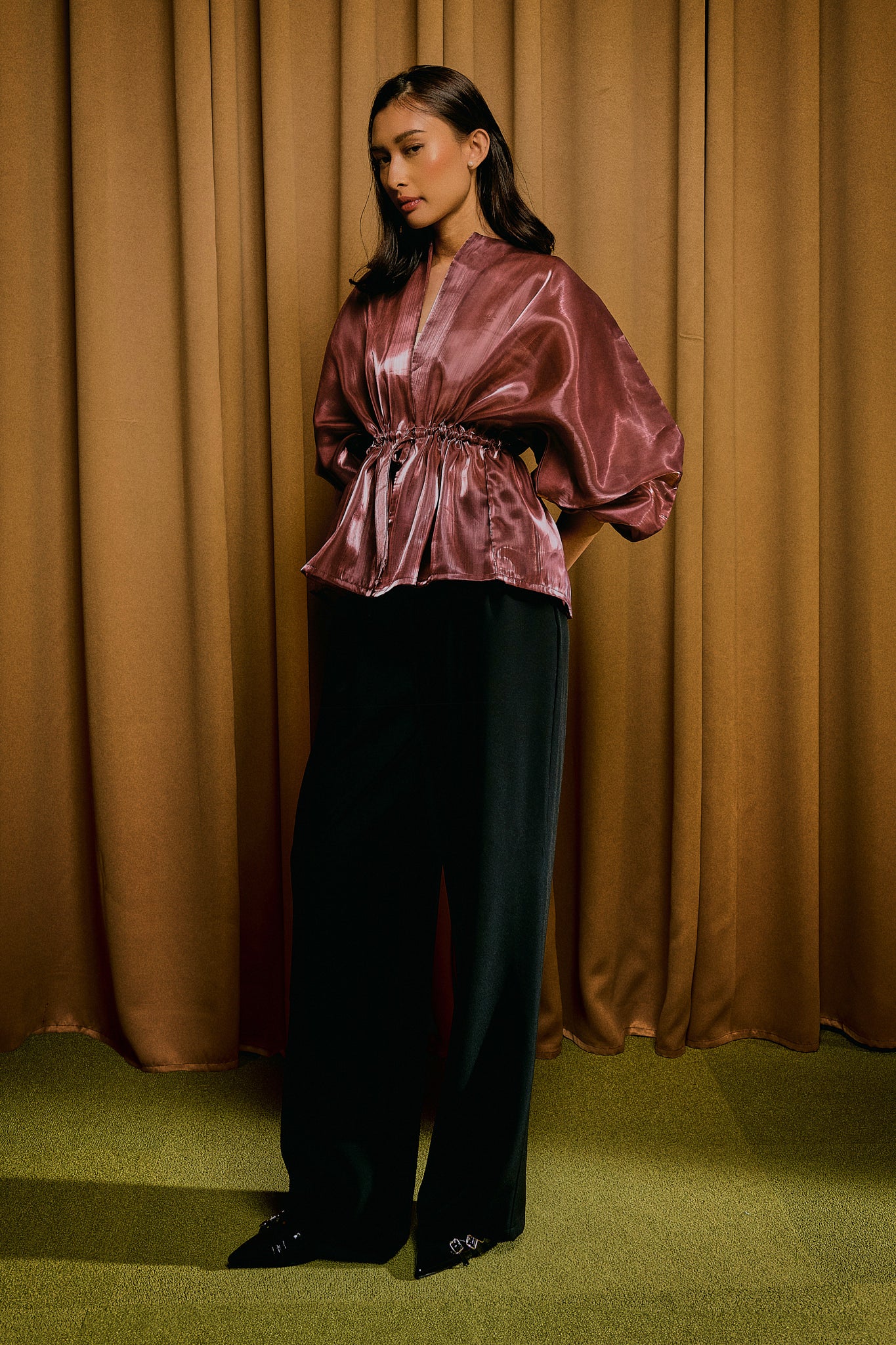 Vaness Top in Mulberry