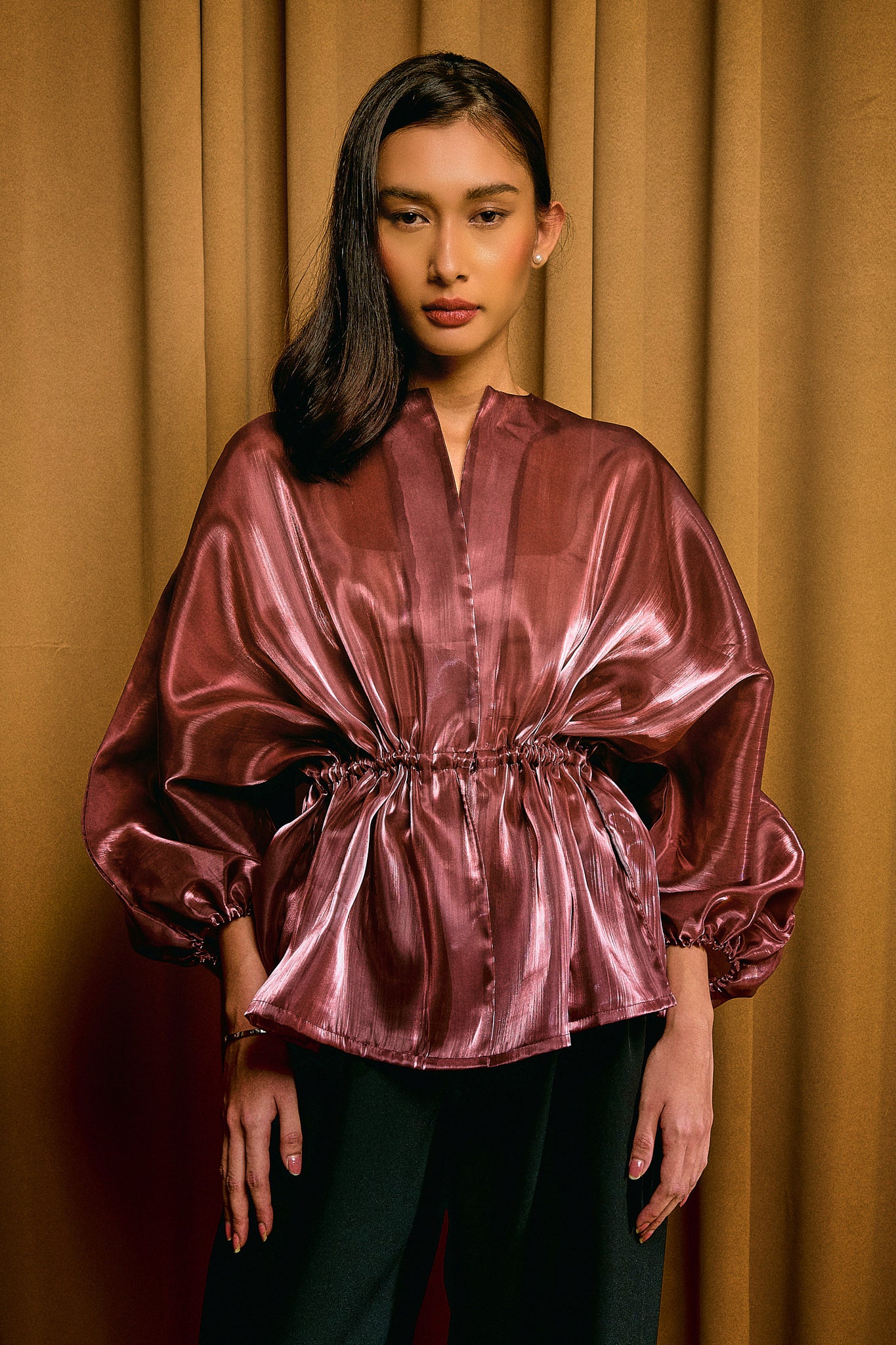 Vaness Top in Mulberry