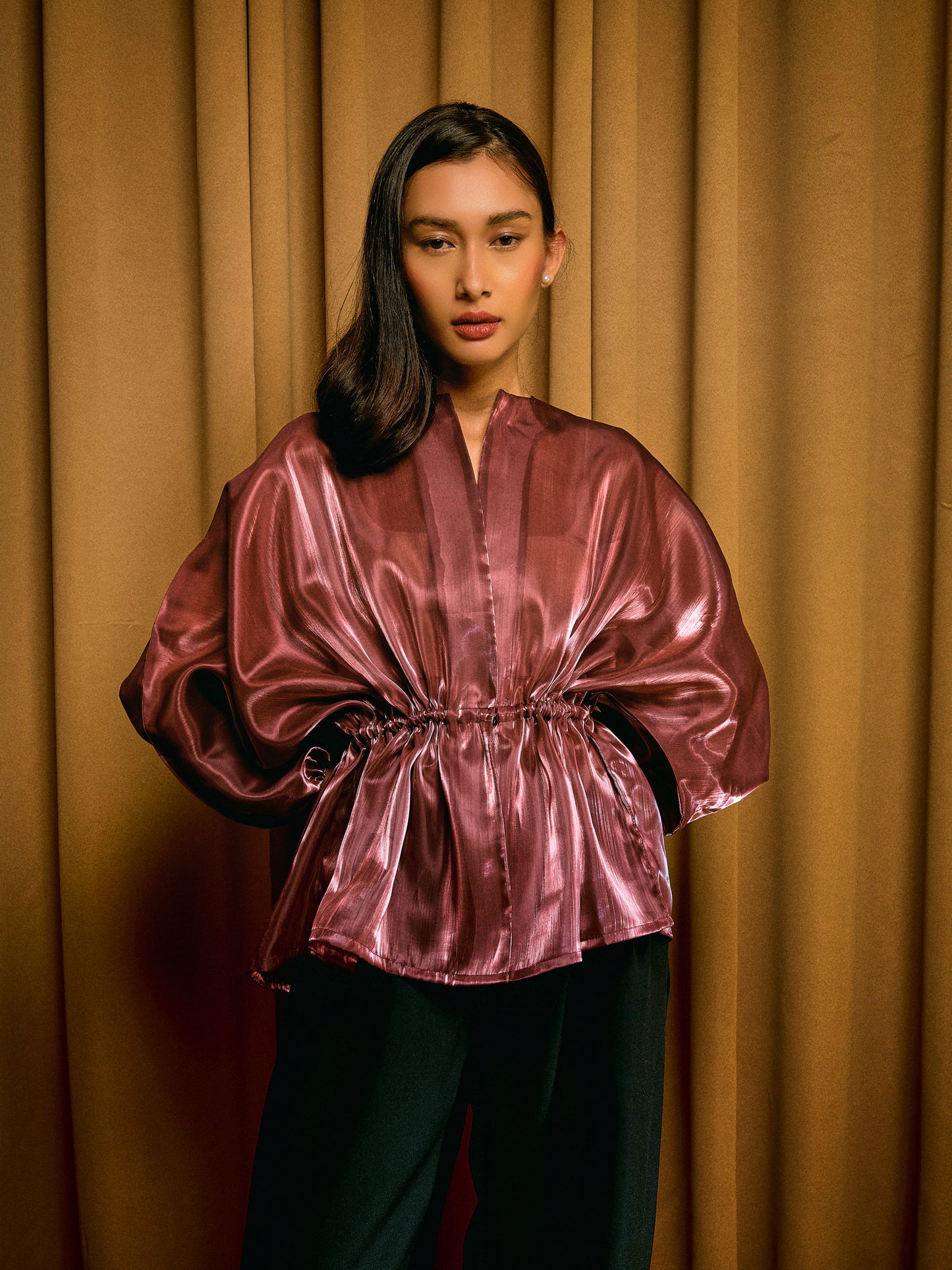 Vaness Top in Mulberry