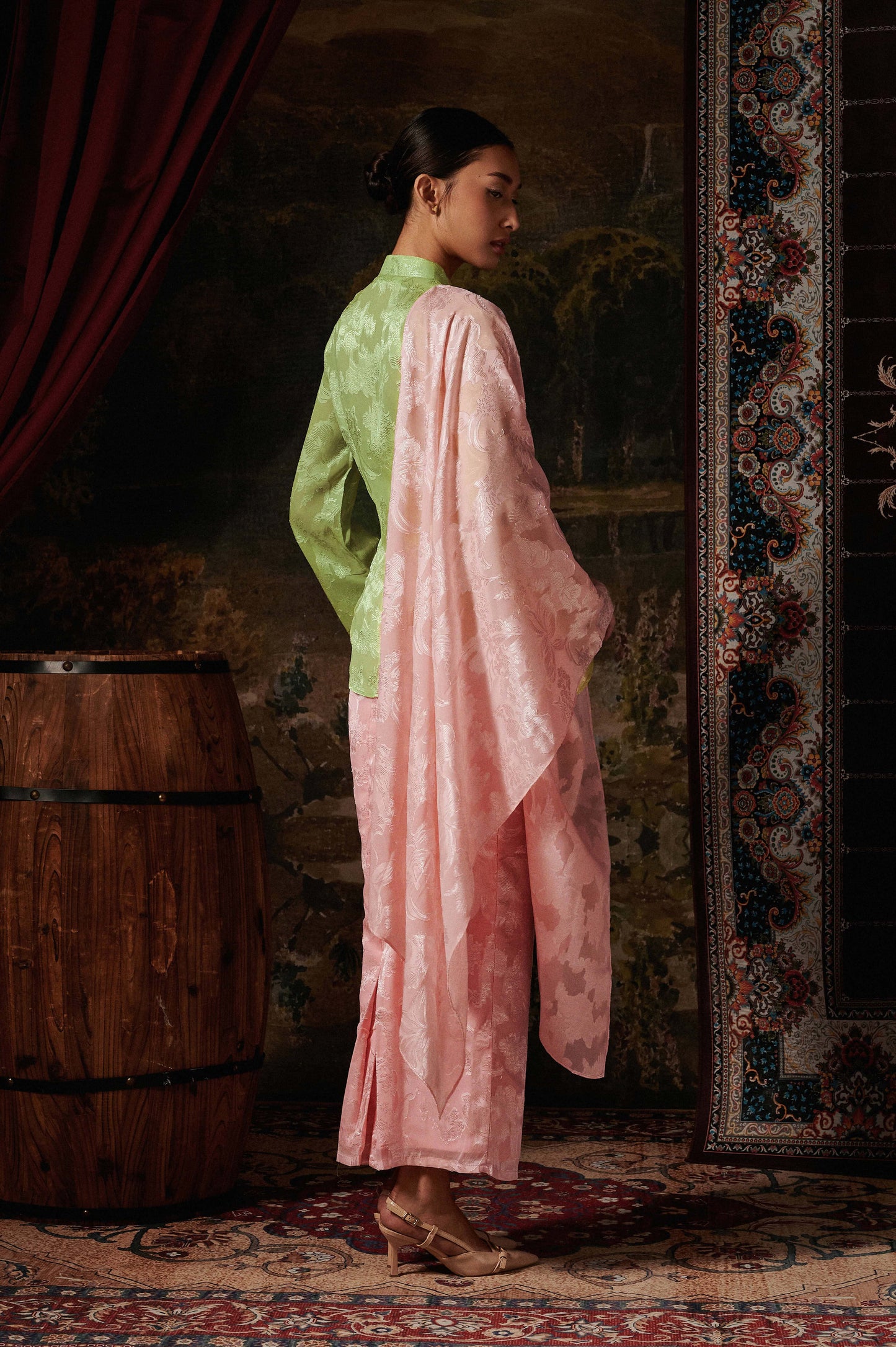Olenna Kebaya in Strawberry Matcha (Special Edition)