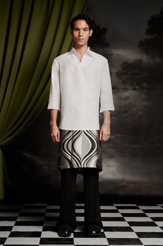 Staine Kurta Top in Off-White