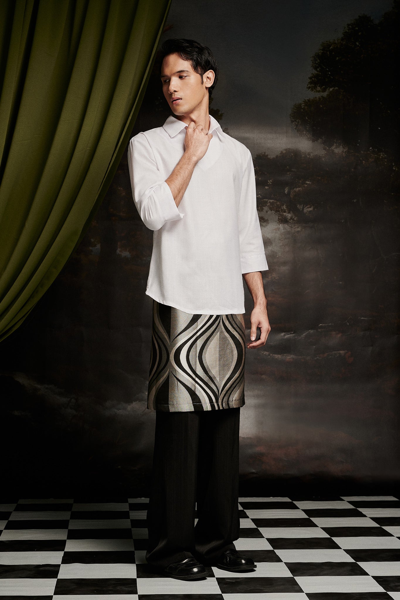 Staine Kurta Top in Off-White