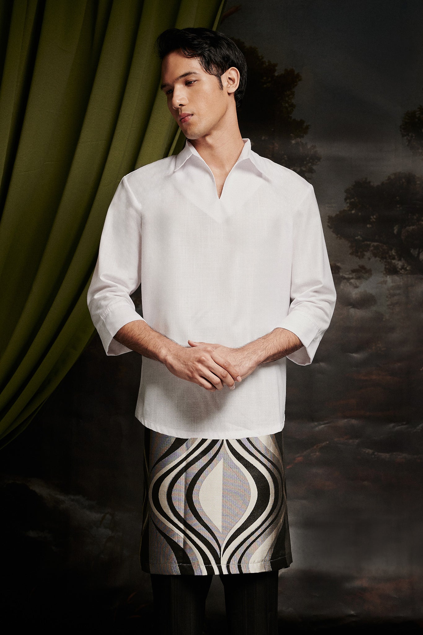 Staine Kurta Top in Off-White