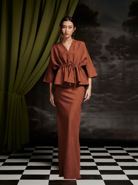 Iracabell Kurung in Rich Brown