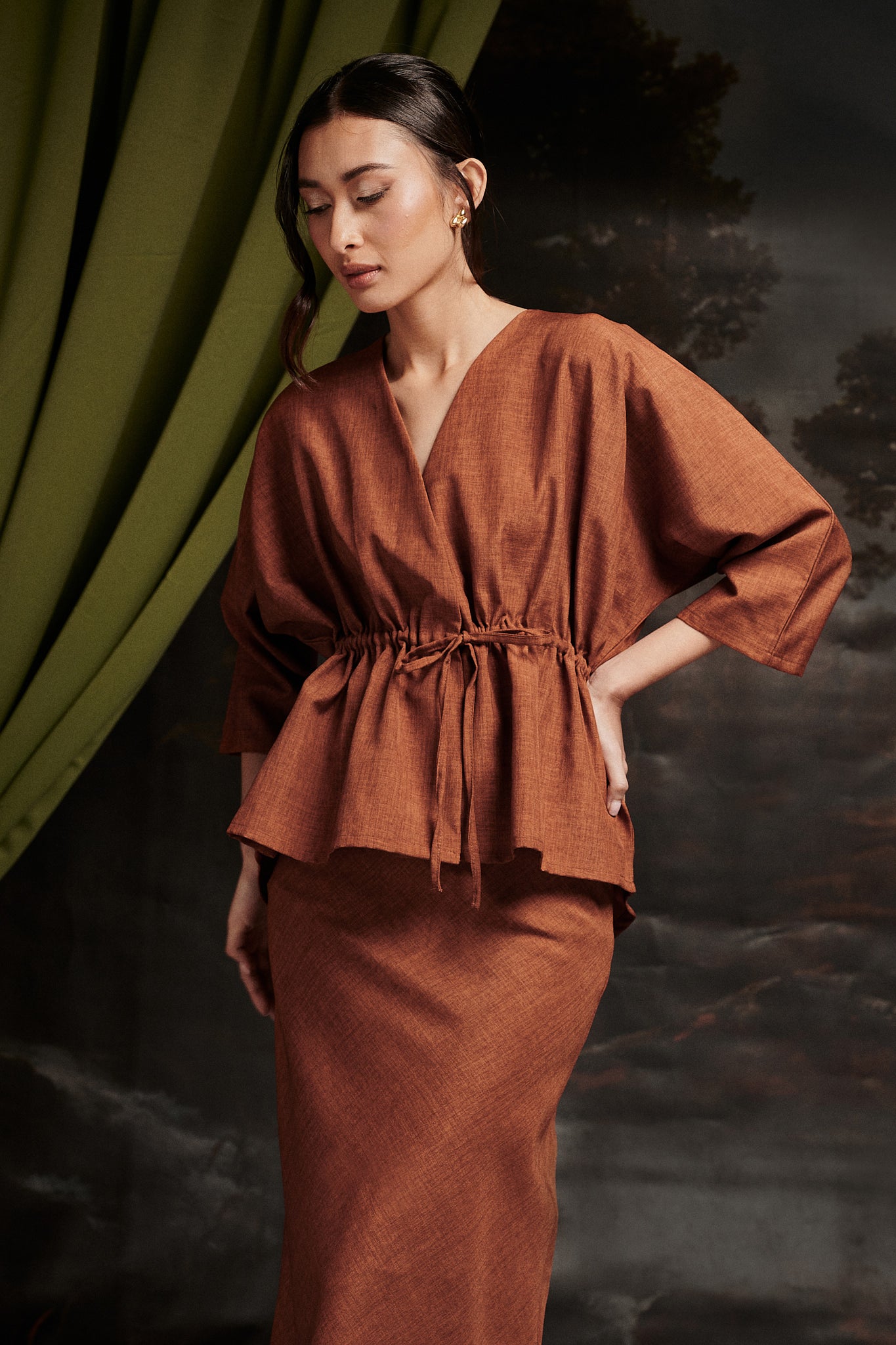 Iracabell Kurung in Rich Brown